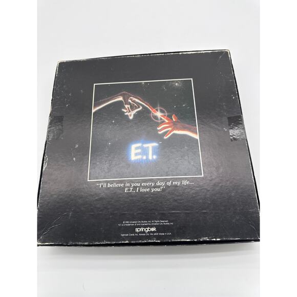 Vintage 1982 E.T. 1000 Piece Jigsaw Puzzle Springbok - Picture 2 of 2